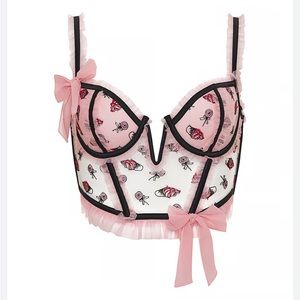 For Love and Lemons Rosie Bow Bustier Top